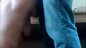 European Slave Submits To Belt In BDSM Session