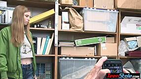 Dirty Mall Cop Strips And Searches Petite Teen In Uniform