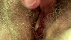 Watch me stroke this hairy mommy beaver to ecstasy!