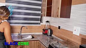 hey, check out this step mom lover in the kitchen babe