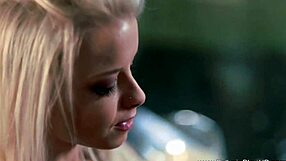 Silky jazzy blonde performs sensual handjob scene