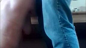 European Slave Submits To Belt In BDSM Session