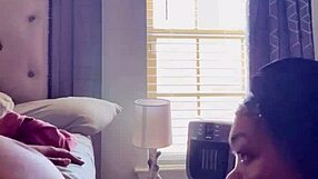 Curvy Amateur Pornstar Performs Sloppy Toppy with Cum in Mouth and Ball Licking for Black Men