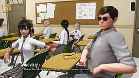 In ripples 134, emotions run high as clothes get ripped in this anime game