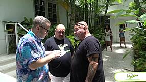 Tadople and Friends Pound Ameena Green's Pussy in Rough Four-Way