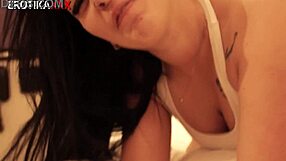 Kaity experiences her first anal with teasing and cumshot