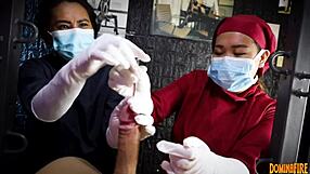 Femdom Performs Sounding On Patient In Hospital Compilation