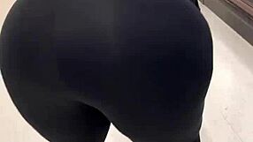 why does phat ass heather the bbw babe intrigue with her fat curves in yoga voyeur style?