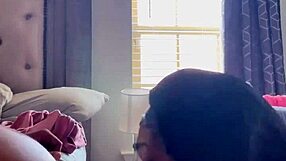 Curvy Amateur Pornstar Performs Sloppy Toppy with Cum in Mouth and Ball Licking for Black Men