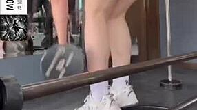 gym nalgona showing off her big culote 😍