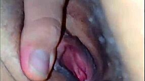 Milf's Beautiful Wet Pussy Close-Up