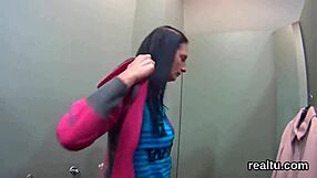 Striking Czech Cutie Seduced In Mall, Rode In POV!
