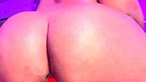 Ebony Anal Slut In Cat Outfit Creams From Tight Asshole Toy Play!