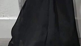 Cute Little Cocktease In Heels And Pantyhose Shows Small Cock