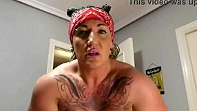 she deepthroats his cock hard before the big cumshot explodes in her mouth. trailer shows every intense rimjob and muscular milf action.