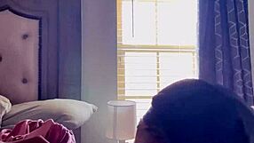 Curvy Amateur Pornstar Performs Sloppy Toppy with Cum in Mouth and Ball Licking for Black Men