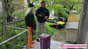 Wow! Nice Stranger Offers Me A Place To Stay And We Fuck In Cowgirl Position With Deepthroat!