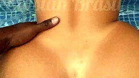 Hot Japanese Outdoor Pool Fuck With Cum Inside