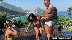 i had a threesome with horny brazilians karen feaz and pam pam, it was so hot