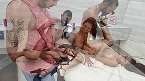 behind scenes, i'm karina melo the young latina givin' lots of ass to the machos in the motel. tight pussy small tits all that.