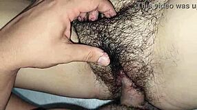 After Watching TV My Stepsister Wants To Fuck With Creampie In Her Hairy Pussy