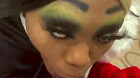 cruella in cosplay was looking for some excitement