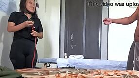 Flashing Cock To Thai Massage Girl