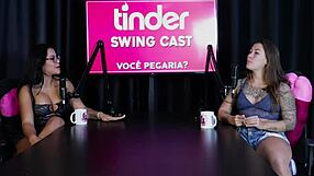 safada demonstra seu boquete depois de participar do tinder swing cast quem ela pegaria - flor de damiana sheer red