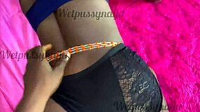 blacked teen wetpussynaija enjoys big black cock in bedroom close up