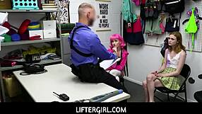 liftergirl teen 18+ besties scarlet skies and evie rees caught stealing pokemon cards