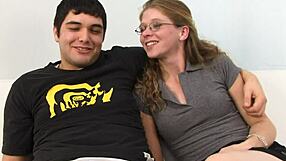 Cuckold watches his cute babe take rough doggystyle from big black cock. She gets covered in cum while he stays helpless.