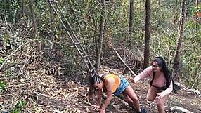 Jogging In Mountains, Accident Leads To Ranger Fucking Latina