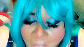 Shemale Riding Cock With Big Tits