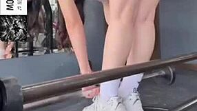 gym nalgona showing off her big culote 😍