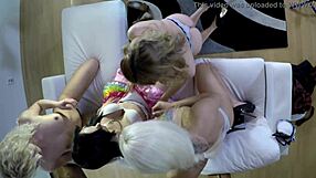 Crazy Lesbians Lose Themselves In Passion With Dildos