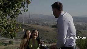 Bedroom Betrayal a Celebritys Apprentice Fucks a Horny Groupie and Her Step Sis Joins in Out of Pressure Darkasfuck