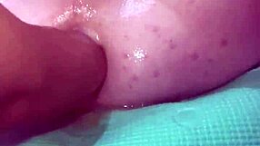 Stretching his asshole for the third time today – can he take more gaping?