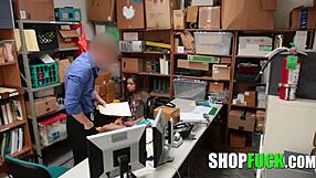 Teen thief fucked for stealing underwear - shopfuck