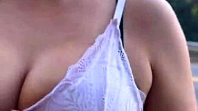 big tits prostitute gives outdoor blowjob discount 😏