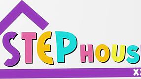 Euro stepmom asks me to fuck her big ass from behind in bent over position!