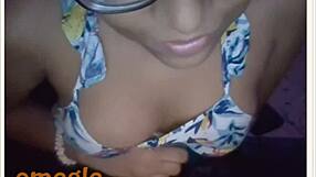 teen with huge tits teasing on webcam, but will she show more?