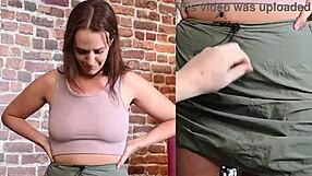 Alisha Adams Tries On Outfits And Gets Boobs Taped