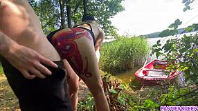 Stepsister says, celebrate 25k subs by riding stepbrother on boat