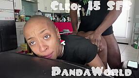 I sense a subtle thrill as the bald ebony submissive gets intensely handled by that powerful friend