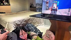 I Feel So Thrilled Giving Perfect Blowjob While Playing Call Of Duty Ft Amberzinha