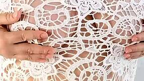 Will Masked Granny MariaOld Finger Her Shaved Pussy In Lingerie? She Masturbates For Step-Grandson With Big Tits!