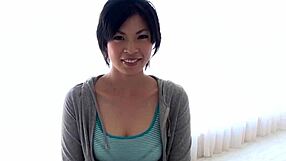 Saki Aoyama Sucks Cock Outdoors Uncensored.