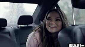 Sexy teen 18+ athena faris banged so hard by a crazy stranger with big penis in hardcore group oral.