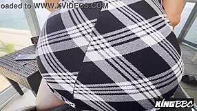 Gia Lovely Bounces On Louie's BBC In Close Up