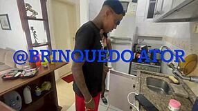 Petite 18+ Latina Nympho Pays Building Worker with Doggystyle Pussy Fucking